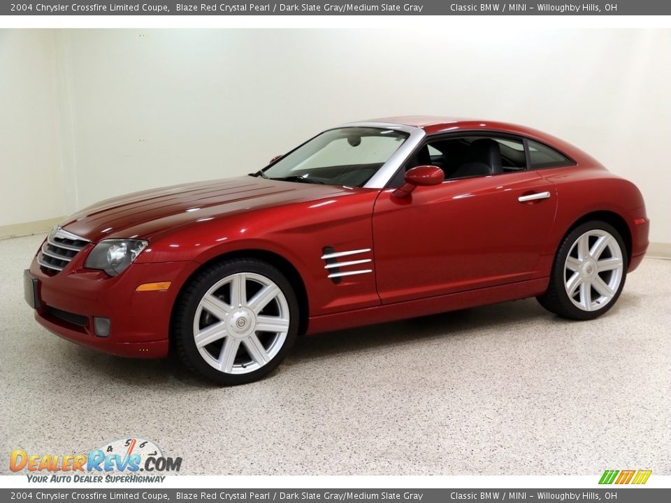 2004 Chrysler Crossfire Limited Coupe Blaze Red Crystal Pearl / Dark Slate Gray/Medium Slate Gray Photo #3