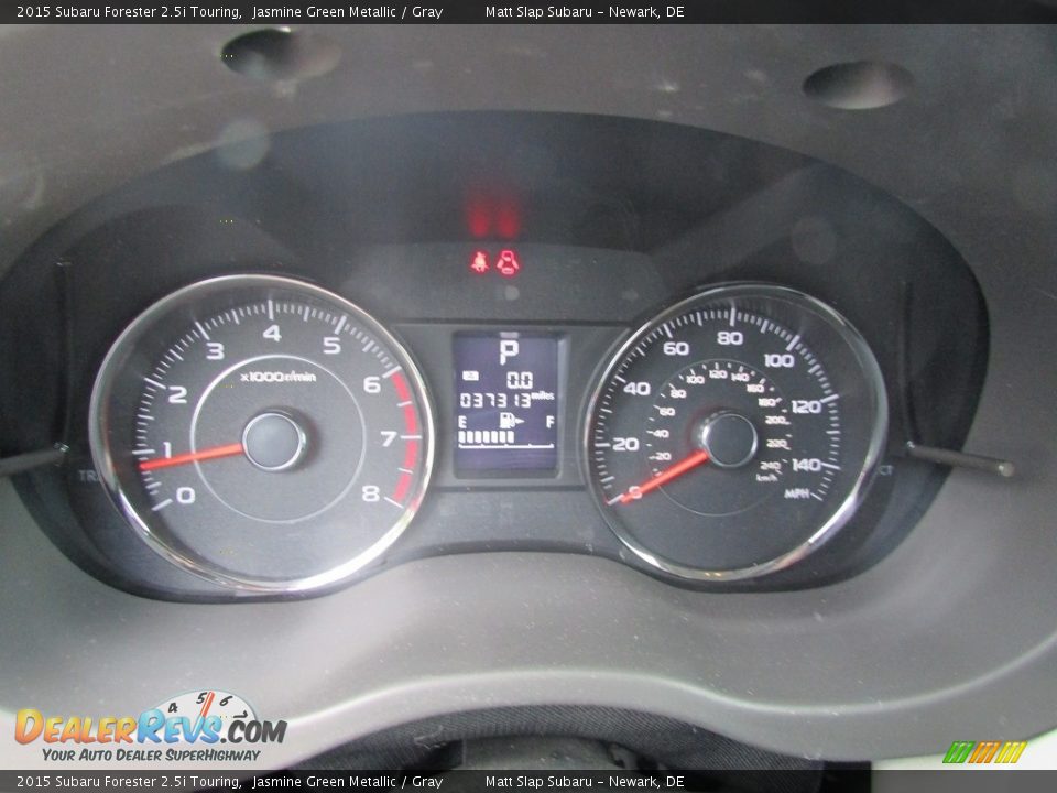 2015 Subaru Forester 2.5i Touring Jasmine Green Metallic / Gray Photo #28