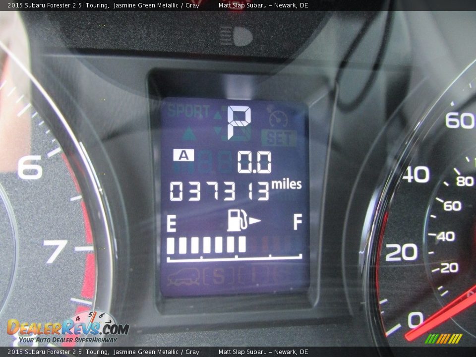 2015 Subaru Forester 2.5i Touring Jasmine Green Metallic / Gray Photo #29