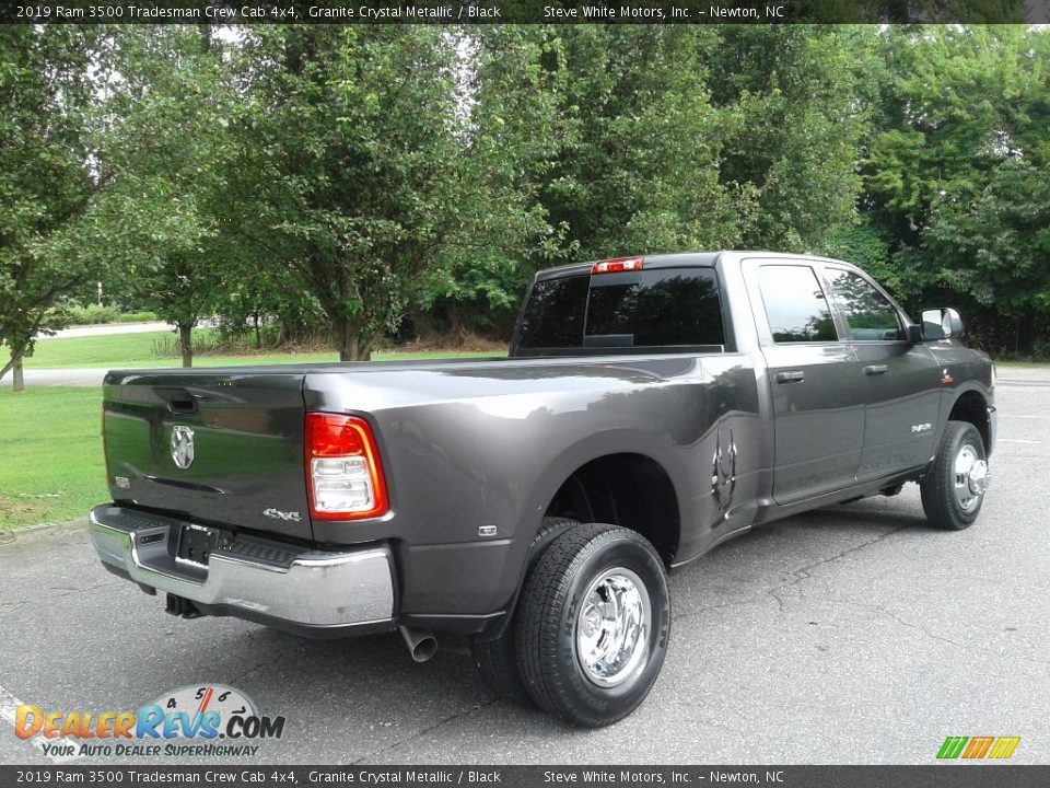 2019 Ram 3500 Tradesman Crew Cab 4x4 Granite Crystal Metallic / Black Photo #6