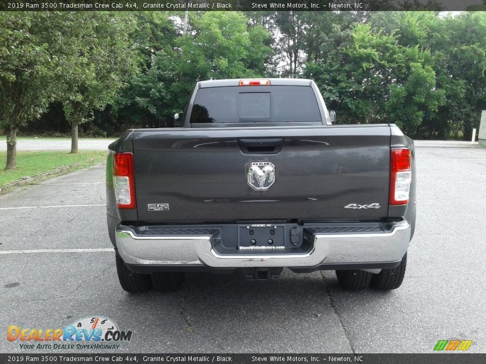 2019 Ram 3500 Tradesman Crew Cab 4x4 Granite Crystal Metallic / Black Photo #7