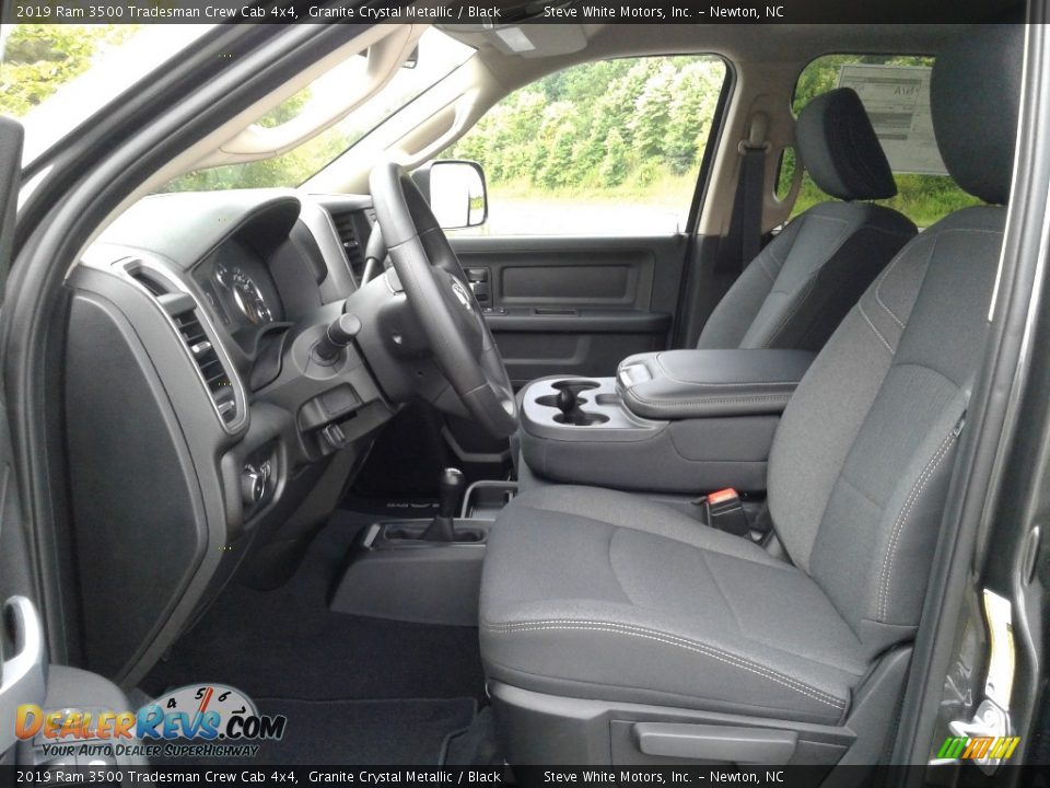 Black Interior - 2019 Ram 3500 Tradesman Crew Cab 4x4 Photo #10