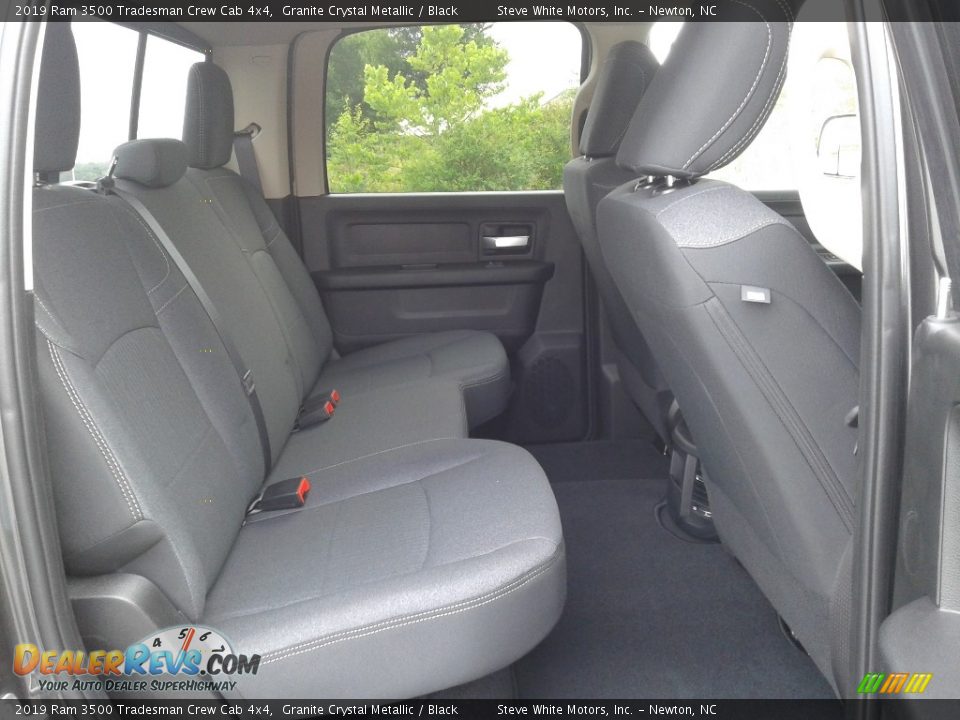 Rear Seat of 2019 Ram 3500 Tradesman Crew Cab 4x4 Photo #13