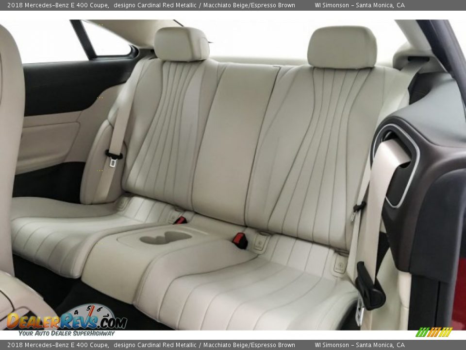 2018 Mercedes-Benz E 400 Coupe designo Cardinal Red Metallic / Macchiato Beige/Espresso Brown Photo #17