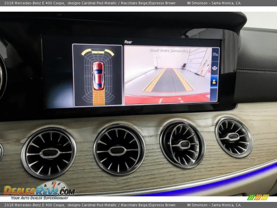 2018 Mercedes-Benz E 400 Coupe designo Cardinal Red Metallic / Macchiato Beige/Espresso Brown Photo #22