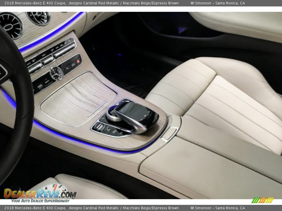 2018 Mercedes-Benz E 400 Coupe designo Cardinal Red Metallic / Macchiato Beige/Espresso Brown Photo #24