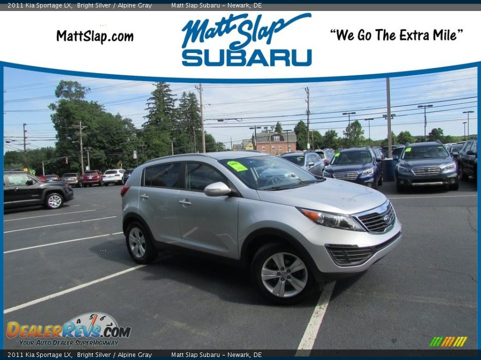 2011 Kia Sportage LX Bright Silver / Alpine Gray Photo #1