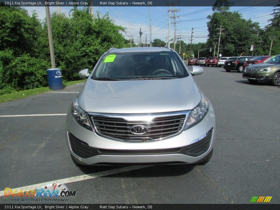 2011 Kia Sportage LX Bright Silver / Alpine Gray Photo #3