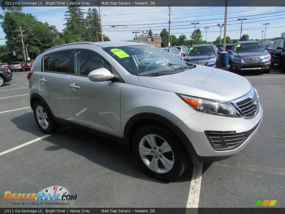 2011 Kia Sportage LX Bright Silver / Alpine Gray Photo #4