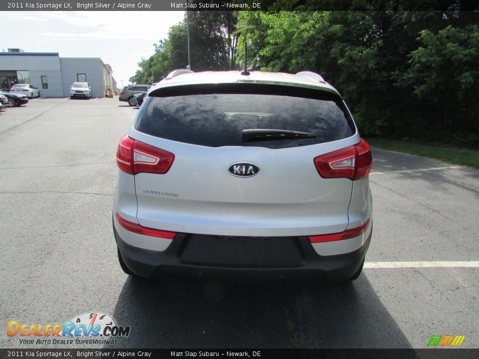 2011 Kia Sportage LX Bright Silver / Alpine Gray Photo #7
