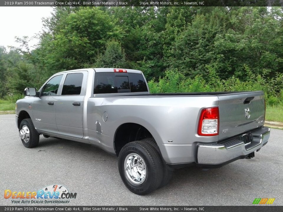 2019 Ram 3500 Tradesman Crew Cab 4x4 Billet Silver Metallic / Black Photo #8
