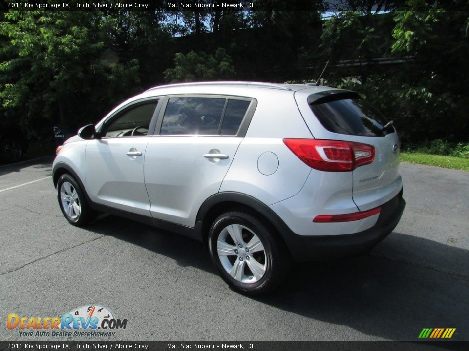2011 Kia Sportage LX Bright Silver / Alpine Gray Photo #8