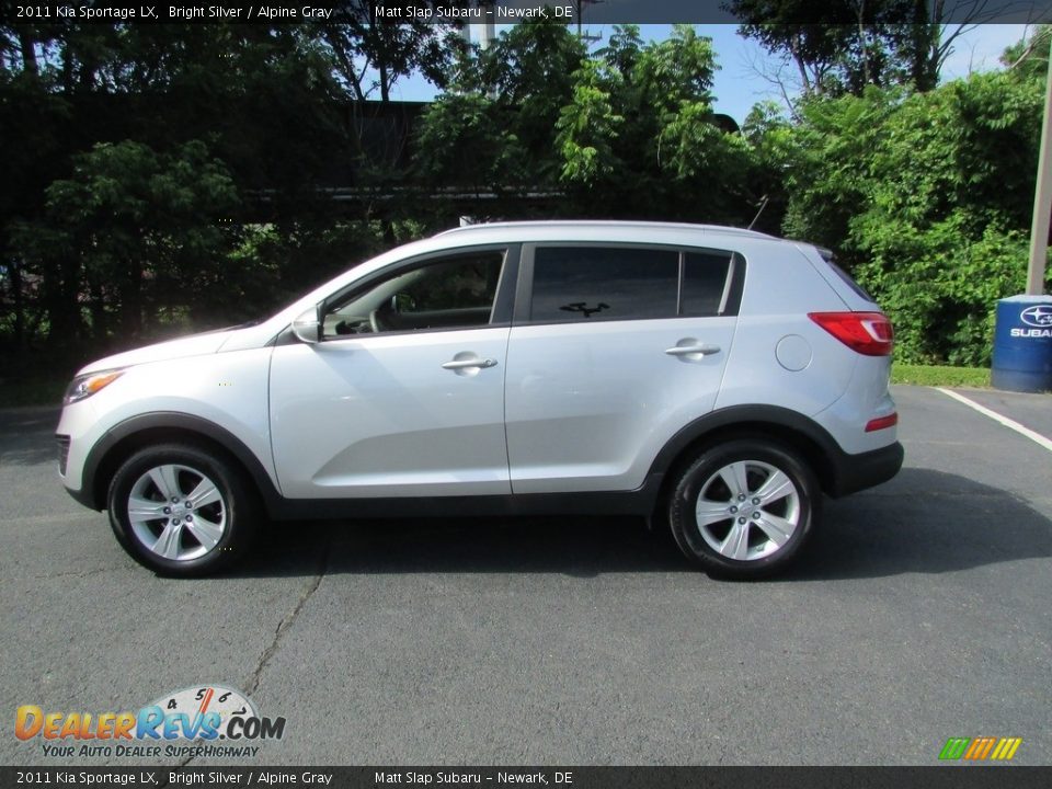 2011 Kia Sportage LX Bright Silver / Alpine Gray Photo #9