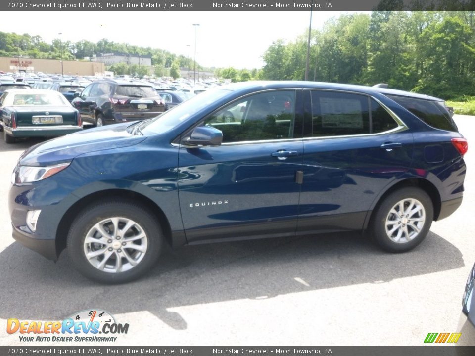 2020 Chevrolet Equinox LT AWD Pacific Blue Metallic / Jet Black Photo #2