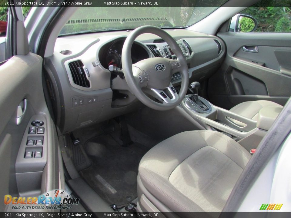 2011 Kia Sportage LX Bright Silver / Alpine Gray Photo #12