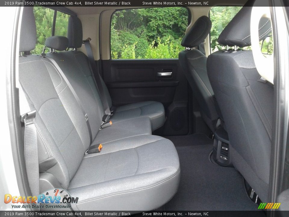 Rear Seat of 2019 Ram 3500 Tradesman Crew Cab 4x4 Photo #13