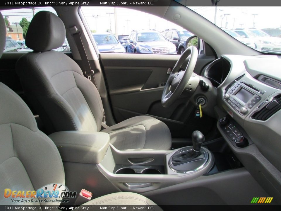 2011 Kia Sportage LX Bright Silver / Alpine Gray Photo #17