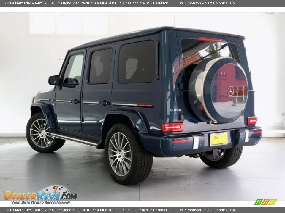 designo Manufaktur Sea Blue Metallic 2019 Mercedes-Benz G 550 Photo #2