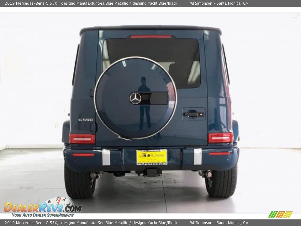 2019 Mercedes-Benz G 550 designo Manufaktur Sea Blue Metallic / designo Yacht Blue/Black Photo #3