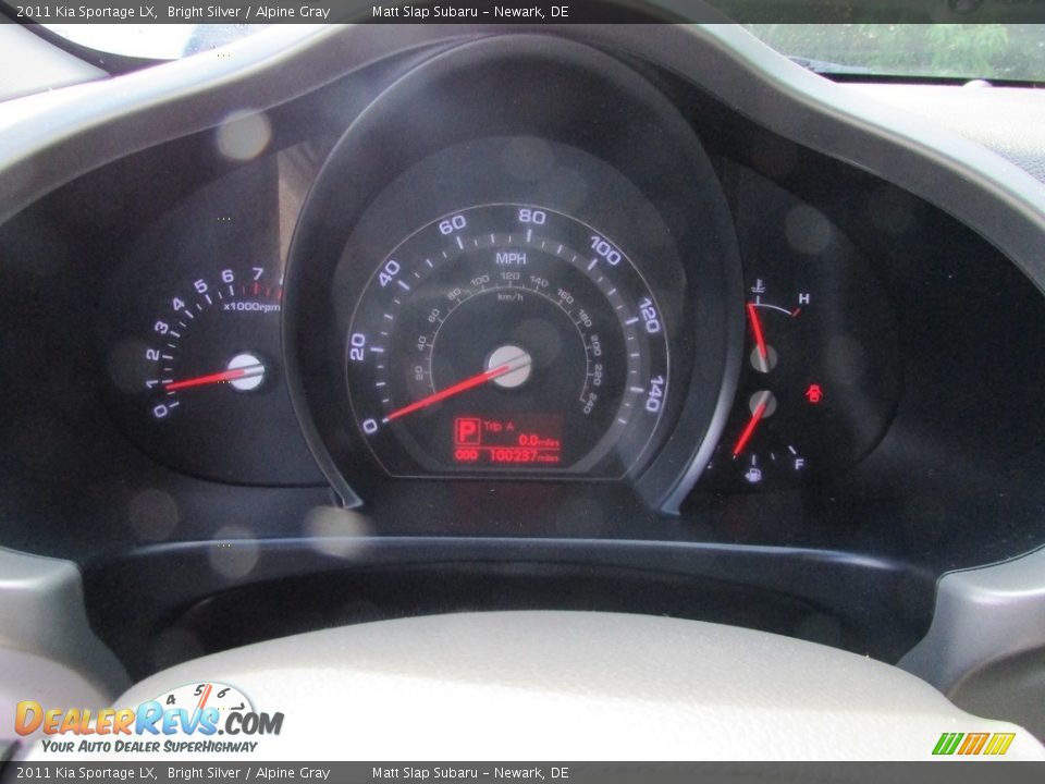2011 Kia Sportage LX Bright Silver / Alpine Gray Photo #28