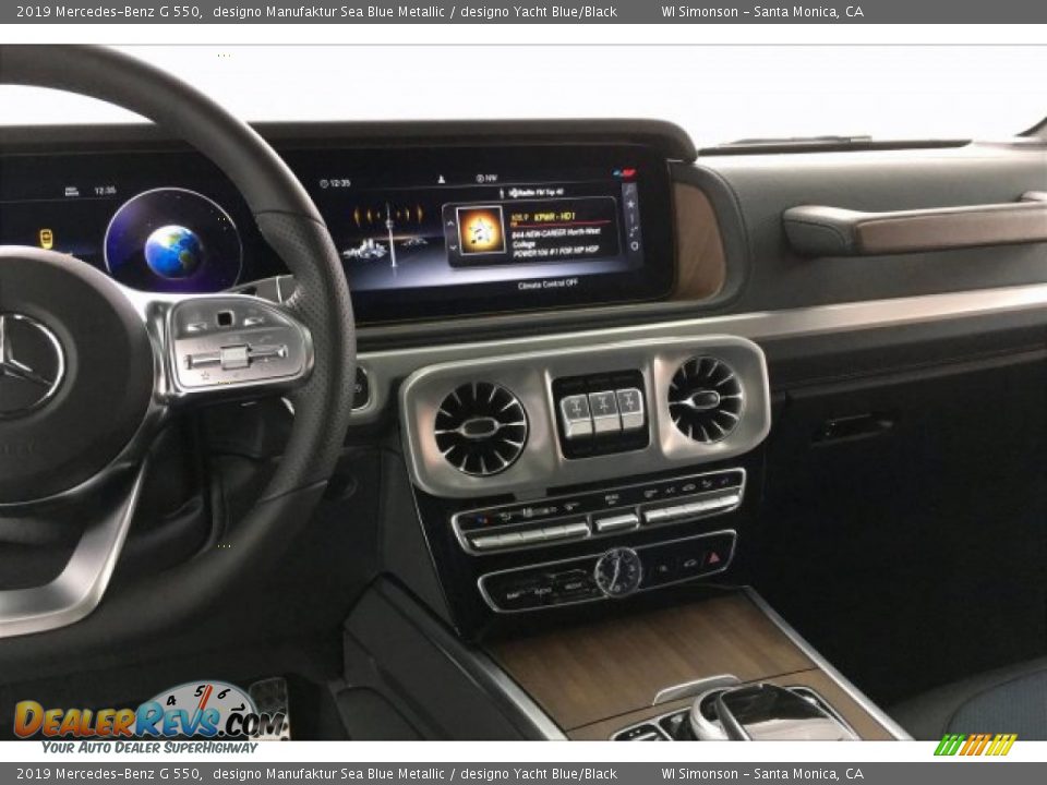 2019 Mercedes-Benz G 550 designo Manufaktur Sea Blue Metallic / designo Yacht Blue/Black Photo #6