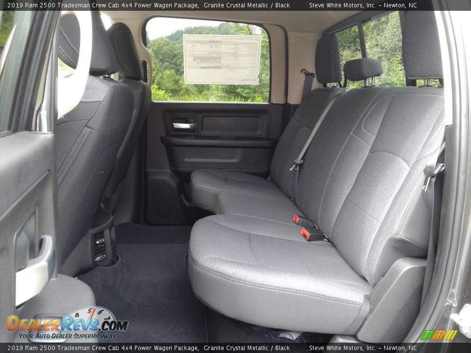 Rear Seat of 2019 Ram 2500 Tradesman Crew Cab 4x4 Power Wagon Package Photo #11