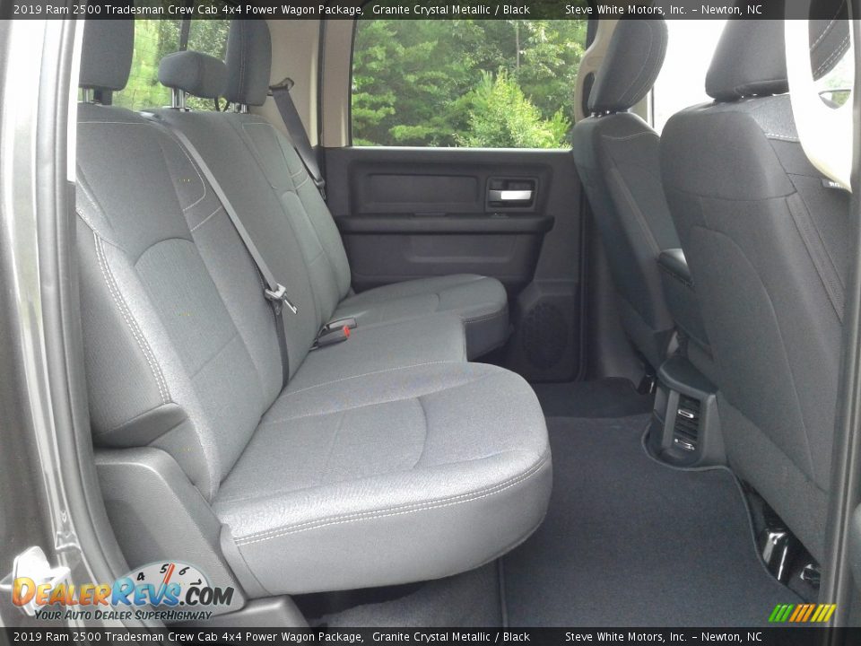 Rear Seat of 2019 Ram 2500 Tradesman Crew Cab 4x4 Power Wagon Package Photo #13