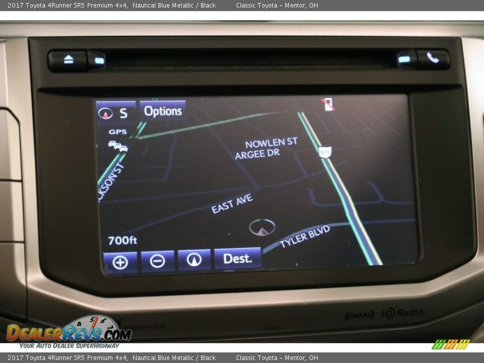 2017 Toyota 4Runner SR5 Premium 4x4 Nautical Blue Metallic / Black Photo #11