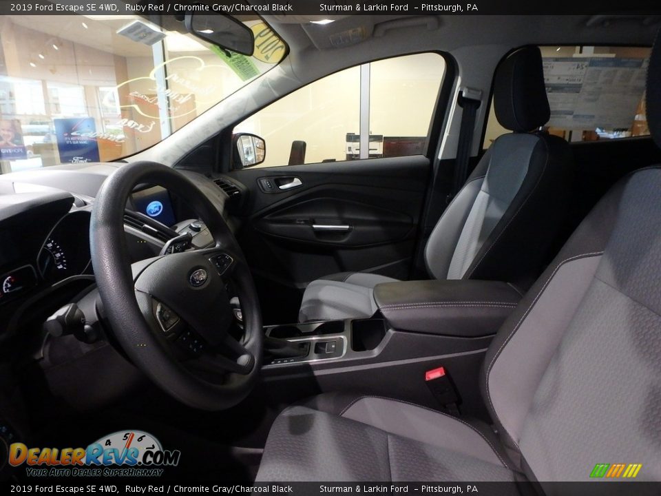 2019 Ford Escape SE 4WD Ruby Red / Chromite Gray/Charcoal Black Photo #7