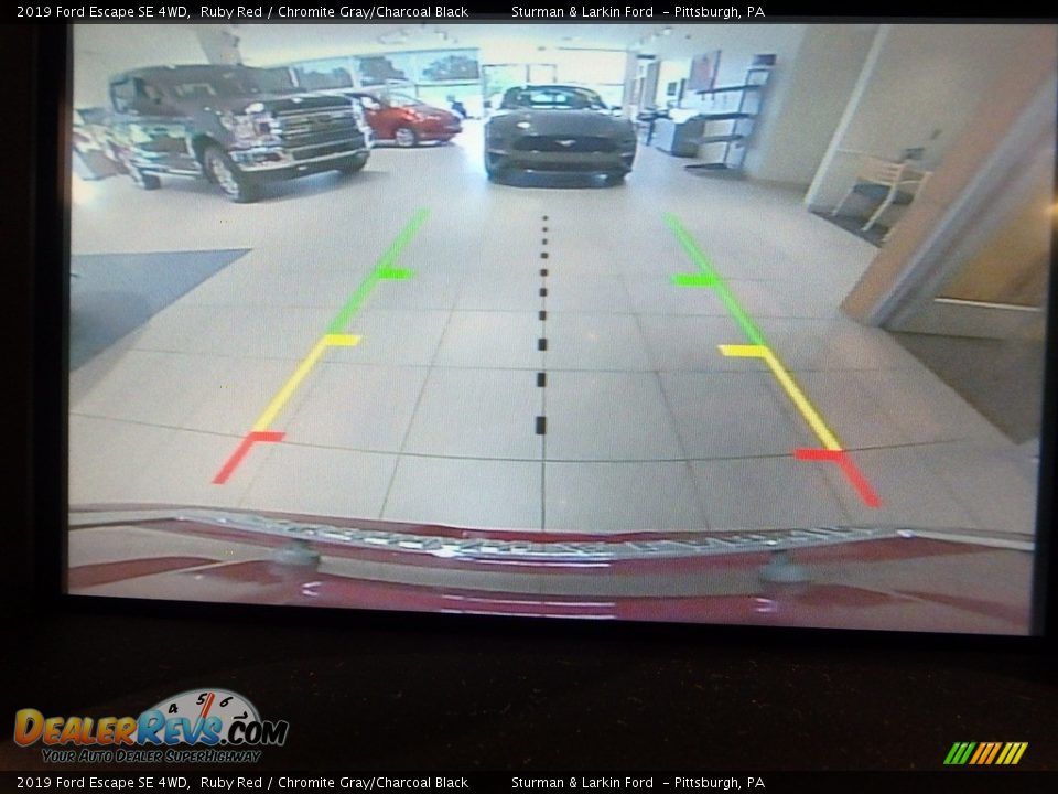 2019 Ford Escape SE 4WD Ruby Red / Chromite Gray/Charcoal Black Photo #12