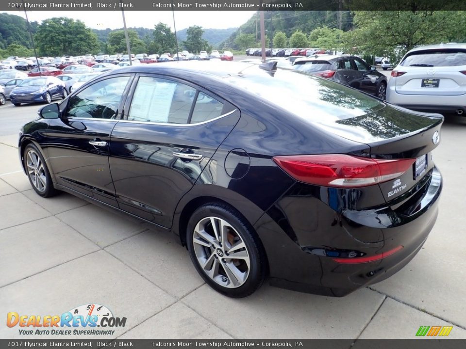2017 Hyundai Elantra Limited Black / Black Photo #5