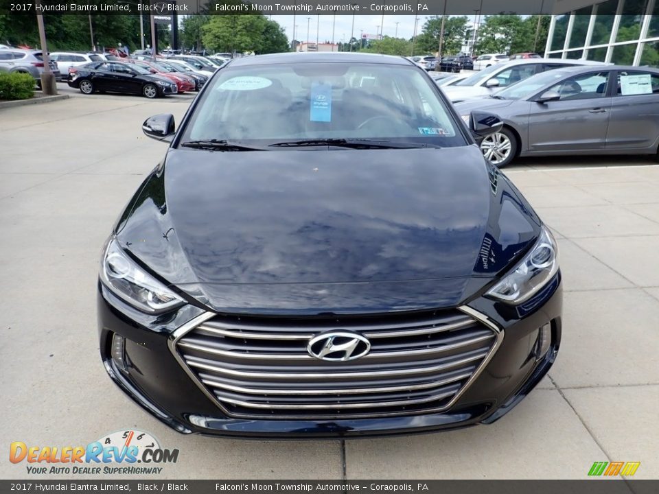 2017 Hyundai Elantra Limited Black / Black Photo #8