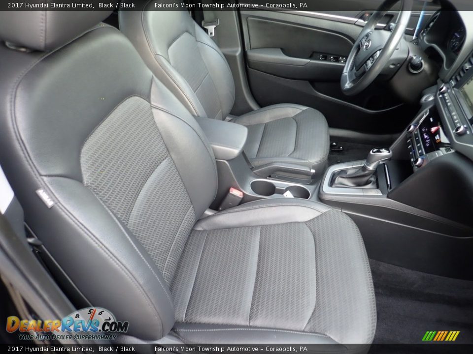 2017 Hyundai Elantra Limited Black / Black Photo #11