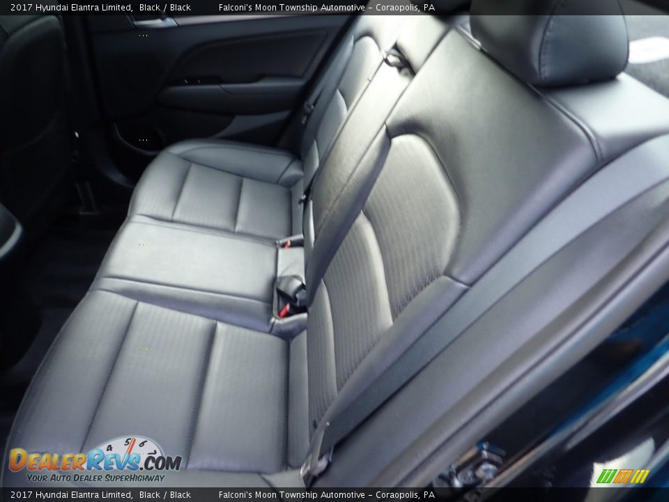 2017 Hyundai Elantra Limited Black / Black Photo #16