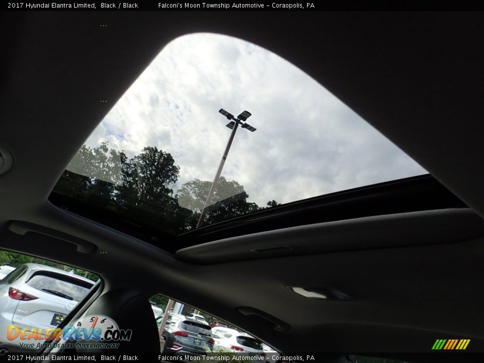 2017 Hyundai Elantra Limited Black / Black Photo #20