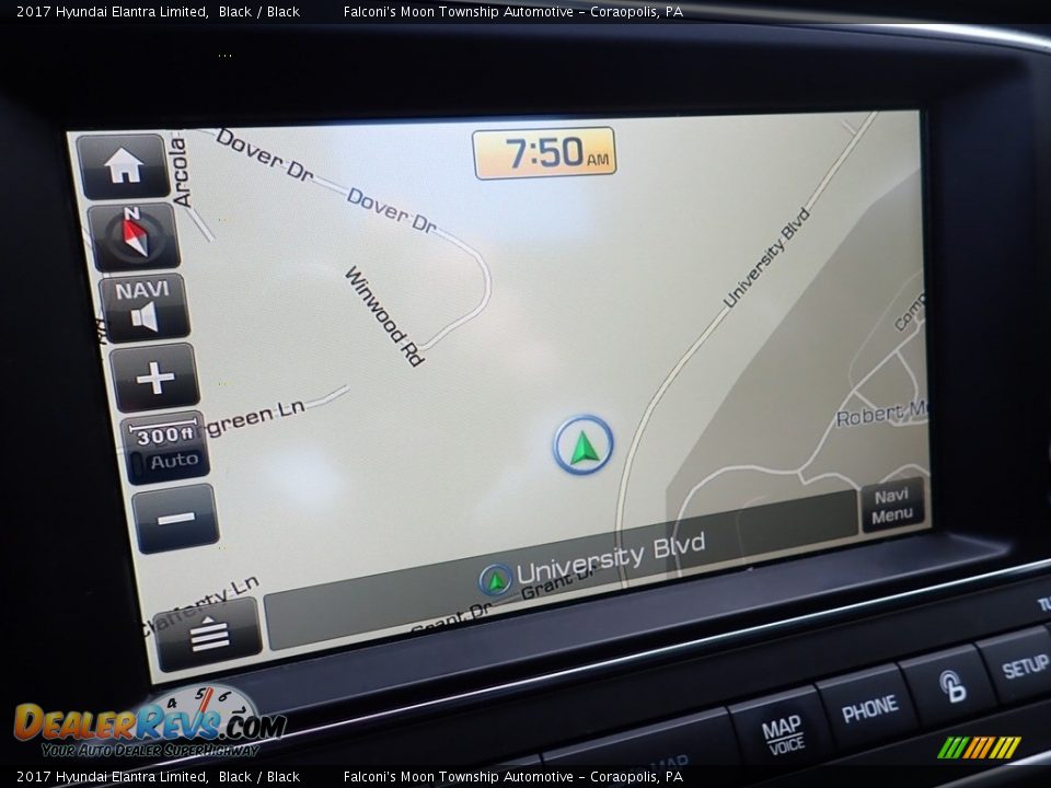 2017 Hyundai Elantra Limited Black / Black Photo #21