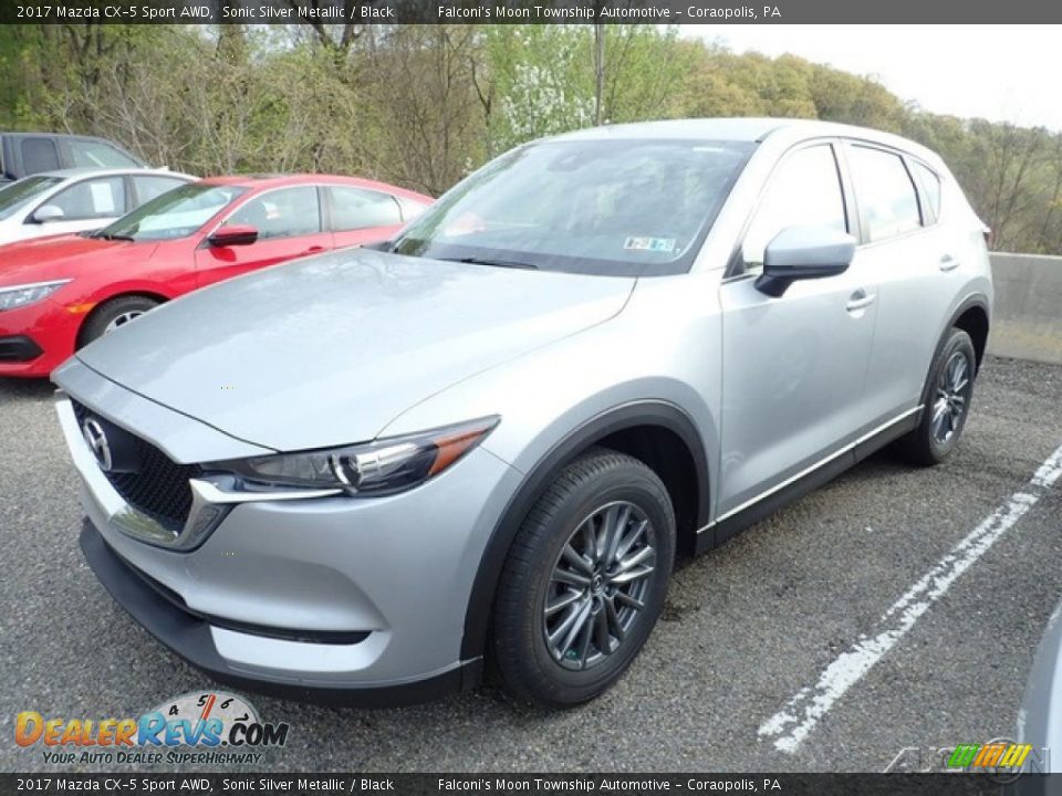 2017 Mazda CX-5 Sport AWD Sonic Silver Metallic / Black Photo #1