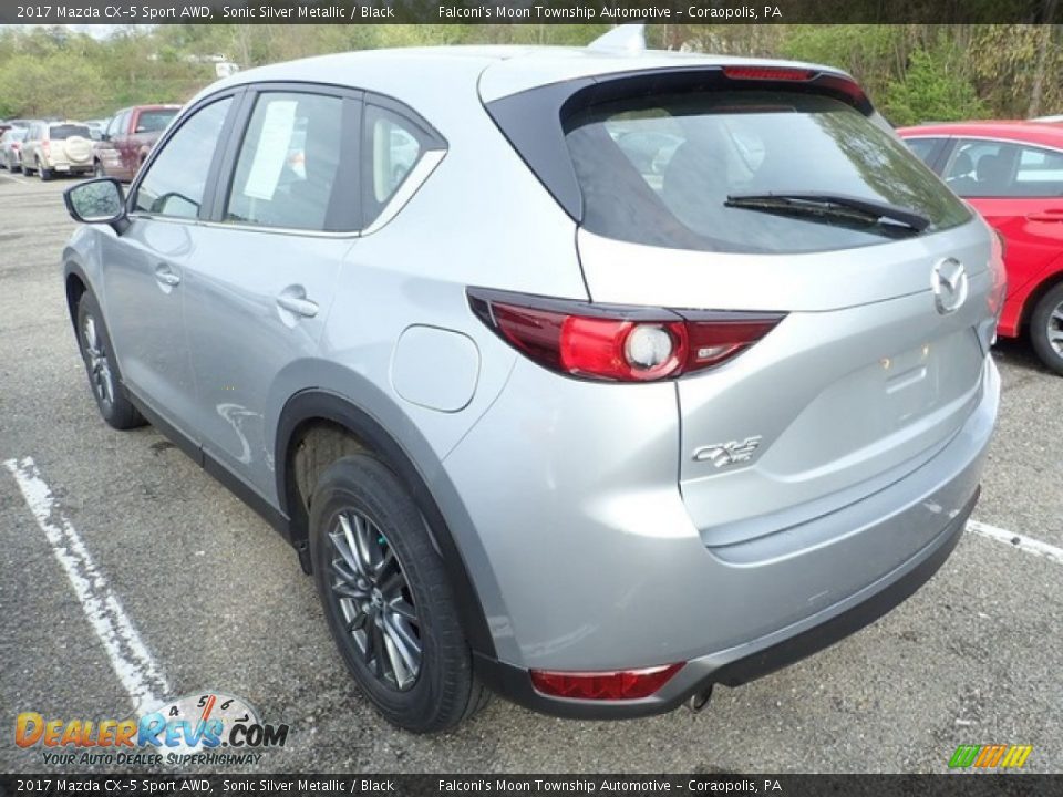 2017 Mazda CX-5 Sport AWD Sonic Silver Metallic / Black Photo #2