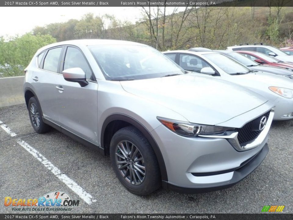 2017 Mazda CX-5 Sport AWD Sonic Silver Metallic / Black Photo #5