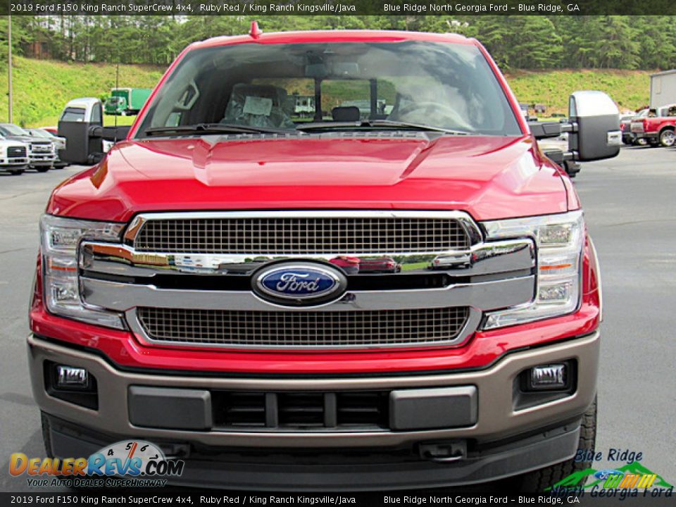 2019 Ford F150 King Ranch SuperCrew 4x4 Ruby Red / King Ranch Kingsville/Java Photo #8