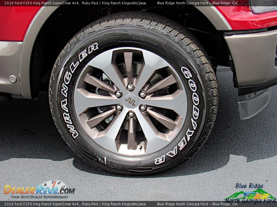 2019 Ford F150 King Ranch SuperCrew 4x4 Ruby Red / King Ranch Kingsville/Java Photo #9