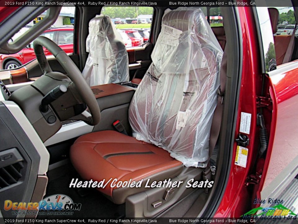 2019 Ford F150 King Ranch SuperCrew 4x4 Ruby Red / King Ranch Kingsville/Java Photo #10