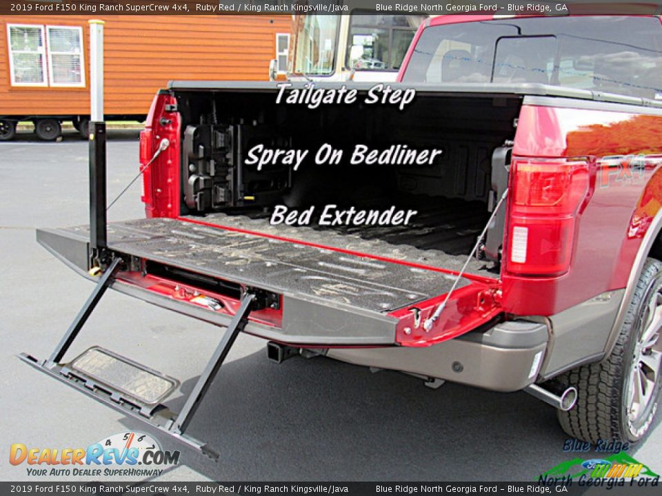 2019 Ford F150 King Ranch SuperCrew 4x4 Ruby Red / King Ranch Kingsville/Java Photo #13