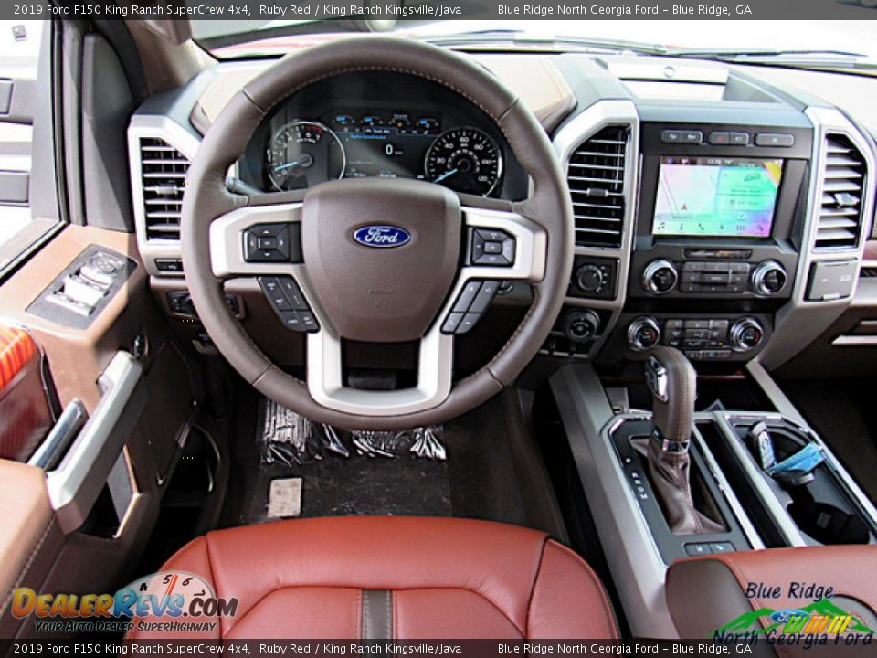 2019 Ford F150 King Ranch SuperCrew 4x4 Ruby Red / King Ranch Kingsville/Java Photo #14