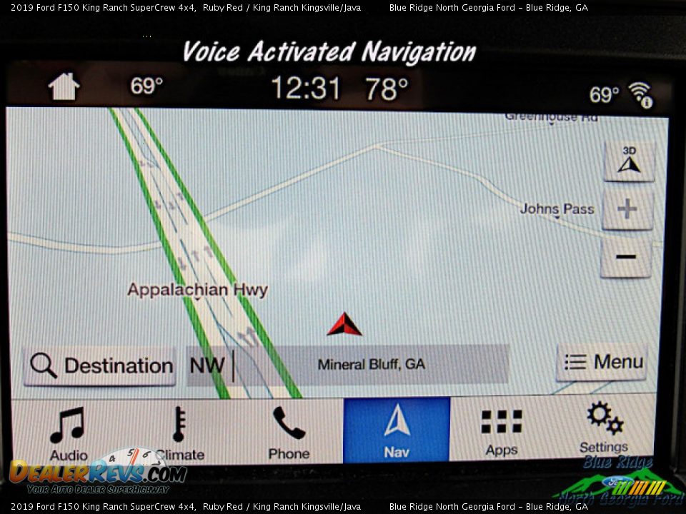 2019 Ford F150 King Ranch SuperCrew 4x4 Ruby Red / King Ranch Kingsville/Java Photo #22