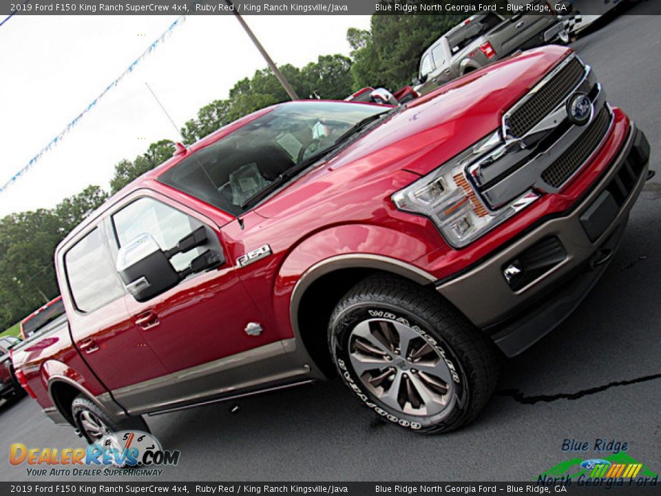 2019 Ford F150 King Ranch SuperCrew 4x4 Ruby Red / King Ranch Kingsville/Java Photo #36