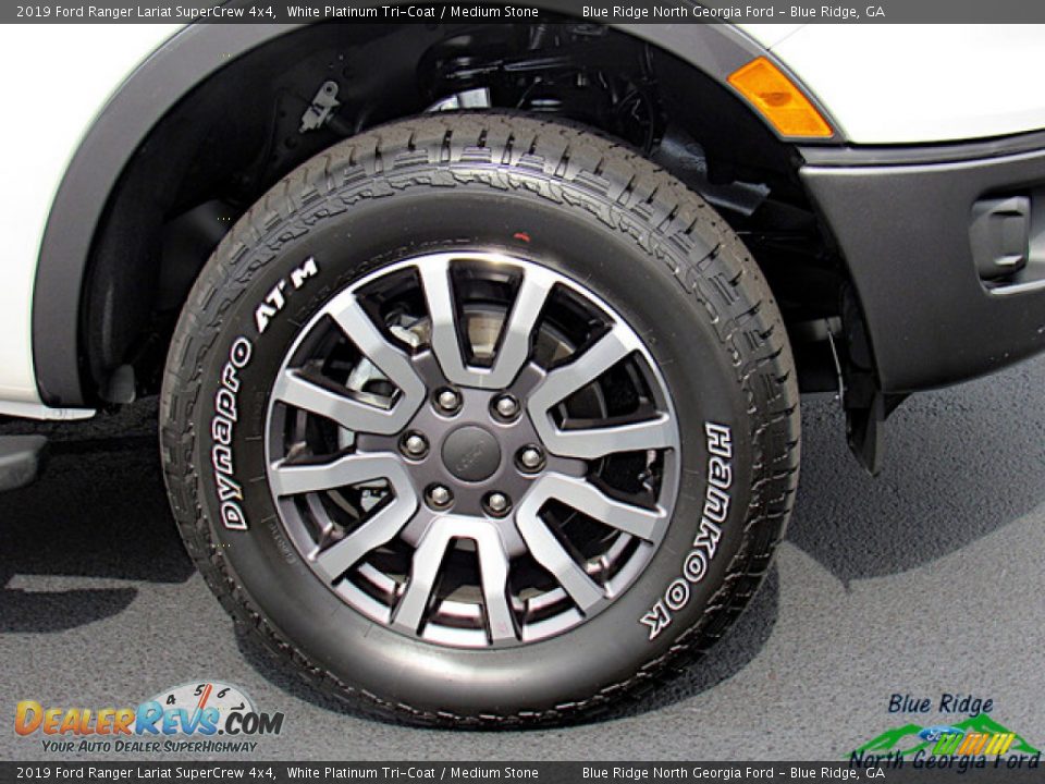 2019 Ford Ranger Lariat SuperCrew 4x4 White Platinum Tri-Coat / Medium Stone Photo #9