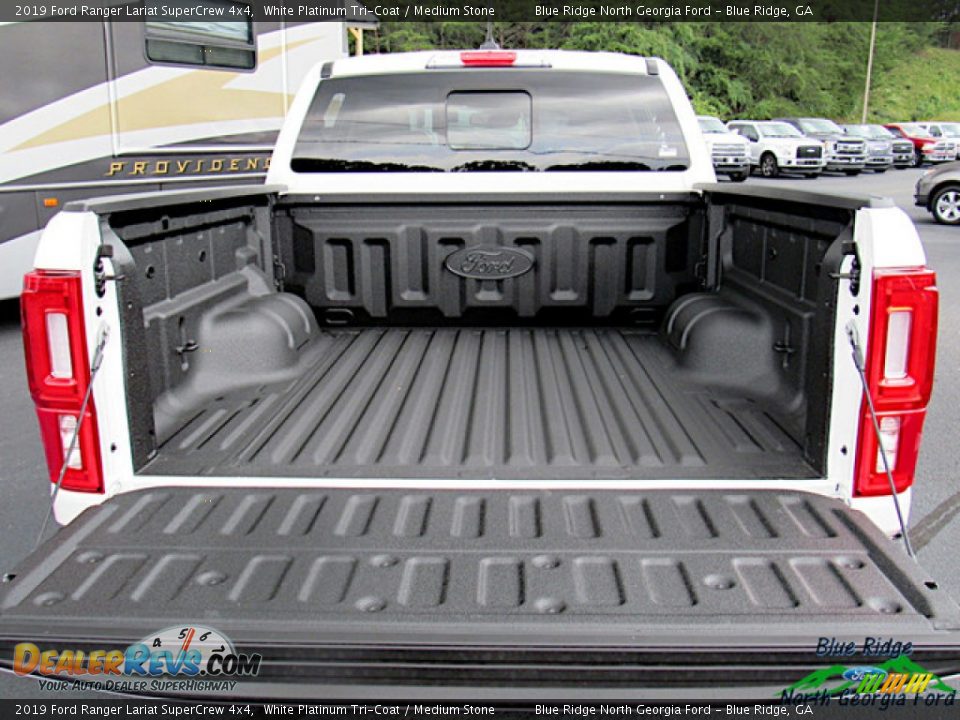 2019 Ford Ranger Lariat SuperCrew 4x4 White Platinum Tri-Coat / Medium Stone Photo #13
