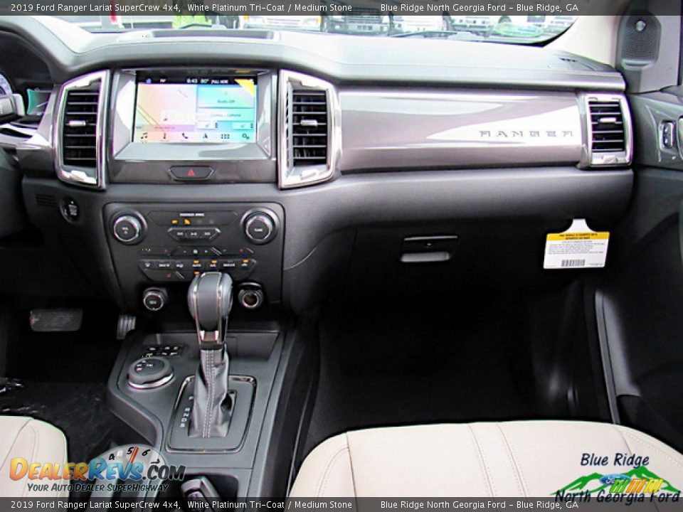 2019 Ford Ranger Lariat SuperCrew 4x4 White Platinum Tri-Coat / Medium Stone Photo #16