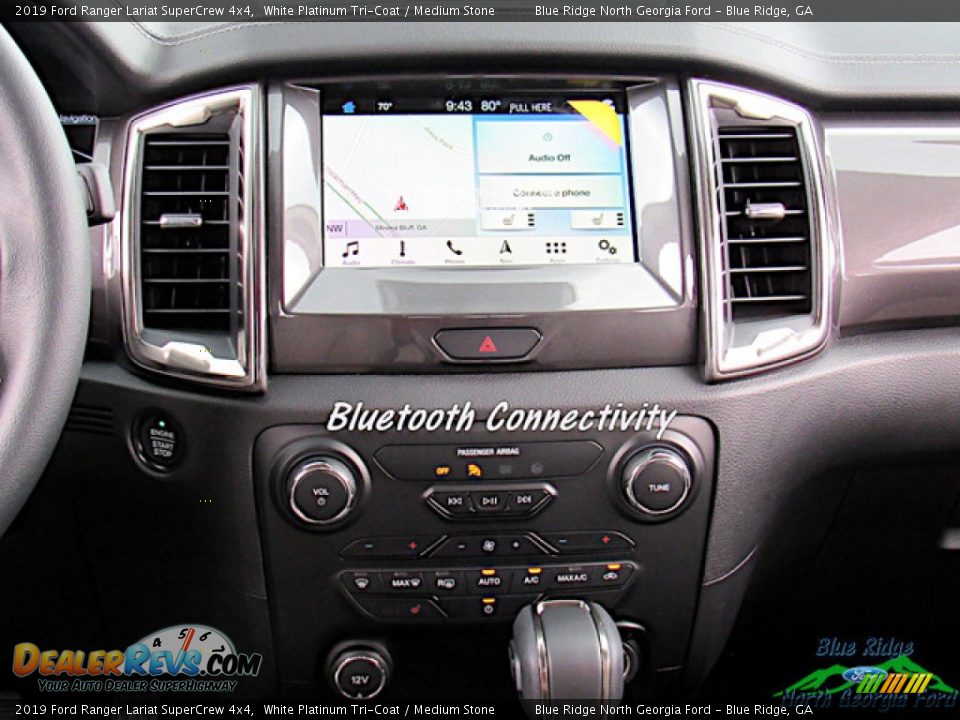 2019 Ford Ranger Lariat SuperCrew 4x4 White Platinum Tri-Coat / Medium Stone Photo #18